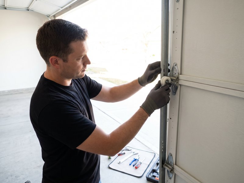 Garage Door Roller Replacement by Cardinal of Asheville