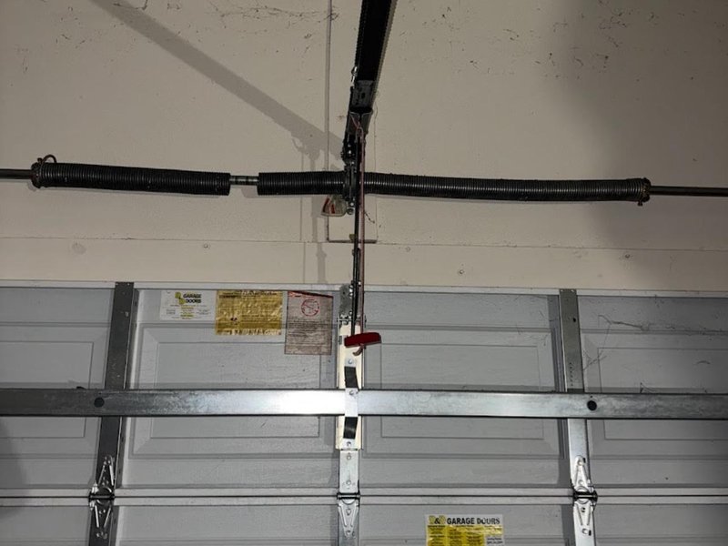 Garage door repair work by Cardinal of Asheville in Asheville
